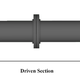 Schematic showing the shock tube setup.